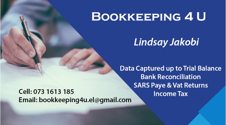 Bookkeeping 4 U - Specials